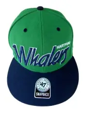 Hartford Whalers Forty-Seven 47 Snapback New Vintage NHL Ice Hockey Cap Hat
