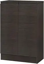 IWATSUKI MIO-9050RDB Storage Shelf with Door, Dark Brown, Width 17.7-47.2 inches (45-120 cm), Depth 12.4 inches (31.4 cm), Height 35.4 inches (90 cm), Regular