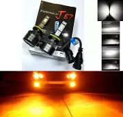 LED Kit G8 100W 880 Orange Amber Two Bulbs Head Light Replacement ATV UTV Bike