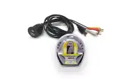 DASH FLUSH MOUNT AUX USB 3.5MM 3-RCA & AUXILIARY AUX. CABLE PACKAGE