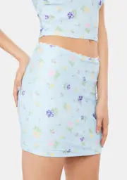 [O Mighty] Flower Power Mini Skirt