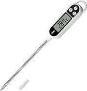 Digital Meat Food Candy Thermometer for Cooking Kitchen BBQ, Probe Instant Read Thermometer with Long Probe for Liquids Pork Milk Yogurt Deep Fry Roast Baking Temperature