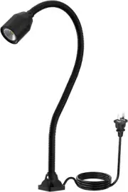 LED Work Lights - 450 Lumens COB Lamp, Flexible Gooseneck, Screw-Fixed Base, Ide
