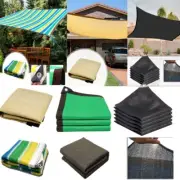 Garden Sun Shade Sail Cloth Shadecloth Awning Canopy Rectangle Sunshade Breatha