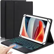 BT Keyboard Universal 9-inch to 11 inch Tablet Keyboard Protective case BT Keyboard+Leather case Black Keyboard+Leather case Backlight (Control)