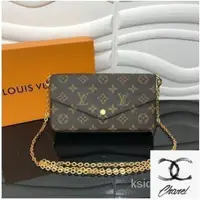 在飛比找蝦皮購物優惠-二手lv-louis vuitton m61276 老花紋扣