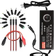 120W Power Supply Adjustable DC 3V ~ 24V Variable Universal Switching AC/DC...