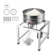 VEVOR Electric Vibrating Sieve Machine with 40+100 Mesh Automatic Sifter Shaker