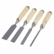 4 Pcs set CHISEL with WOOD handle DIY BUilding