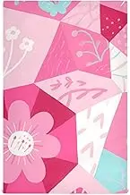 Amooorous Cute Pink Checkered Cherry Blossoms decorative kitchen hand towels cute kitchen towel microfiber (prop2) quality thanksgiving washing articulos para decorar la cocina 28x18in set of 6