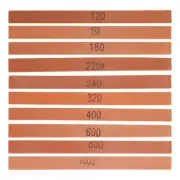 10pcs Knife Sharpening Stone 120/150/180/220/240/320/400/600/800/1000 Grit