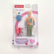 Fisher-Price Loving Family Brother with Helmet and Roller Skates