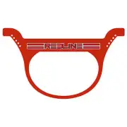 REDLINE - race plate RED - Old School BMX