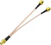 Bingfu 4G LTE Antenna Adapter Splitter Cable SMA Female to Dual SMA Male V-Shape Cable 15cm for 4G LTE Home Phone Router Gateway Modem MiFi Mobile Hotspot Cellular Amplifier Cell Phone Signal Booster