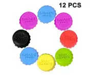 Silicone Bottle Cap, Colored Beer Saver Beer Capsules Environmentally Friendly Stopper Made of Silicone In 6 Colors. Bottle Cap for Beer, Glass Bottles