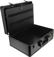 KAILIKETIY Hairdressing Toolbox Aluminum Lock Suitcase Portable Organized Storage for Hair Tools Clips Brush