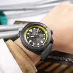 SEIKO 精工 限量款 5 SPORTS 機械錶 ONE PIECE 航海王 香吉士 矽膠手錶-灰色/42MM