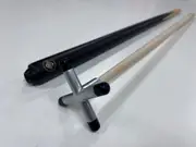 WOODEN MAPLE Pool Snooker Billiard Table Cue Satin Chrome REST