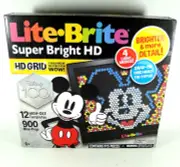 New Lite-Brite Disney Super Bright HD 100 Years of Wonder Mickey Mouse Hasbro