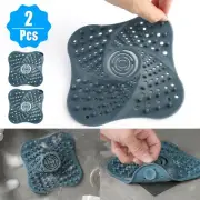 2x Floor Drain Hair Catcher Bath Stopper Plug Water Sink Strainer Filter Shower