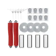 For Q / P10 A7400RR Robot Vacuum Cleaner Main Side Brush Hepa Filter Mop Cloths Dust Bag Spare Parts
