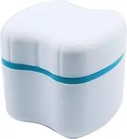 Strong Denture Case, Upgraded Dentures Box, Denture Brush Retainer Case, Denture Cups Bath, Dentures Container with Basket Denture Holder, Retainer Cleaning Case, Perfect To Safe Guard Dentures