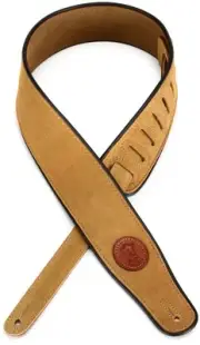 Levy's MSS3 Suede Guitar Strap - Tan (2-pack) Bundle