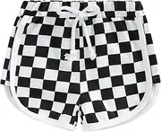 [AEEMCEM] Toddler Baby Boy Shorts Summer Checkerboard Plaid Print Cotton Shorts Casual Elastic Waist Jogger Shorts Pants