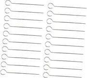 FUNOMOCYA 50Pcs Stainless Steel Barbecue Skewers Durable Roasting Skewers for Grill for Family Dinners Outdoor Activities and BBQ Gatherings Easy to Clean and Reusable