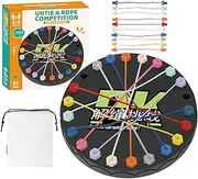 Rope Untangling Game - Brainy Knots Rope Untangling | Family Entertaining Board, Fun Family Game with Multiple Difficulty Levels, for Parent-Child Interaction, Stress Relief Toy for Parties & Travel