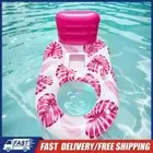 Pool Lounge Float Pool Floating Bed Comfortable with Cup Holder for Adults Kids