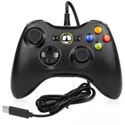 Gamepad XBOX 360 Console Windows PC Game Wired Game Controller Black