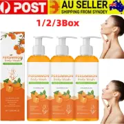 1/2/3PCS Persimmon Soap For Old People Smell Persimmon Body Wash 120ML
