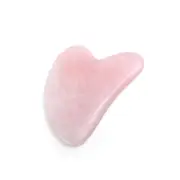 Stone Board Massage Rose Quartz Guasha Plate Jade Face Massager Scrapers Tools For Face Neck Back Body - Pink