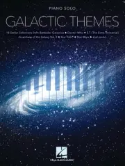 Galactic Themes 18 Piano Solos Outer Space Movie Sheet Music Hal Leonard Book
