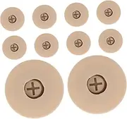 10pcs Car Carpet Buckle Cars Car Foot Mat Holder Multipurpose Carpet Holders Retainer Fastener Car Fixing Clips Car Foot Mat Clip Car Anti-skid Mat Holder Beige Plastic
