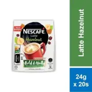 NESCAFE 3in1 Hazelnut Latte Coffee (24g x 20s)