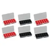 2 Pieces 30 Grids Bobbin Storage Box Bobbins Organisers Bobbins Case with Lid