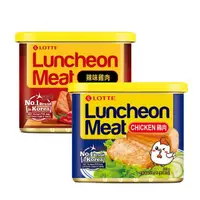 在飛比找momo購物網優惠-【Lotte 樂天】雞肉午餐肉340g(口味任選)