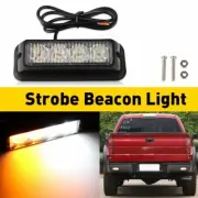 Amber Car White LED Truck Beacon Warning Hazard Flash Light Strobe (for: Renault)