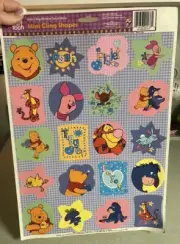 Window Clings Disney WINNIE THE POOH Easter Holiday Sheets Static Cling 20 Mini