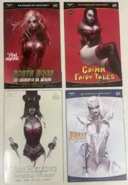 Zenescope Ivan Tao 4 Comic Lot Belle Van Helsing Grimm Fairy Tales Robyn Hood NM