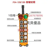 在飛比找Yahoo!奇摩拍賣優惠-遙控器 正品禹鼎F24-12D/12S天車行車遙控器工業遙控