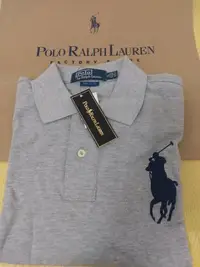 在飛比找Yahoo!奇摩拍賣優惠-美國空運全新真品POLO by Ralph Lauren(灰