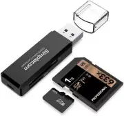 CR301B 2 Slot SuperSpeed USB 3.0 Card Reader