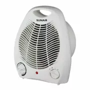 Sunair SUF6 2000W Upright Fan Heater - White