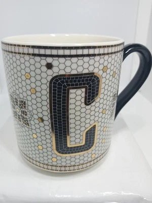 LETTER "C" MUG. LETTER "C" MONOGRAM MUG. INITIAL "C" ANTHROPOLOGIE MUG. B229