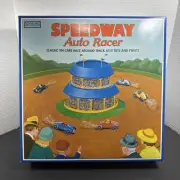 Speedway Auto Racer Schylling Tin Wind-up Game ~ As Seen On Baby Einstein!