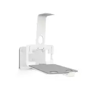 Vogel's White SOUND3205W Tilt Wall Mount Universal Storage Holder For Speaker