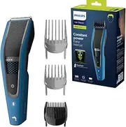 Philips Washable Hair Clipper Series 5000 with 28 Length Settings (0.5-28mm) and 75 min Cordless Use/8hr Charge, HC5612/15
